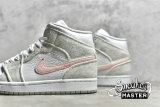 NIKE AIR JORDAN 1 MID SE LIGHT IRON ORE/ATMOSPHERE/WHITE DN4045-001