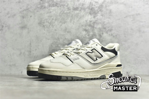 NEW BALANCE 550 RUNNING CREAM/BLACK/CREAM SHOES BB550LWT