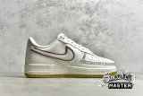 NIKE AIR FORCE 1 07 LOW BEIGE/BLACK/RED CH9686-668