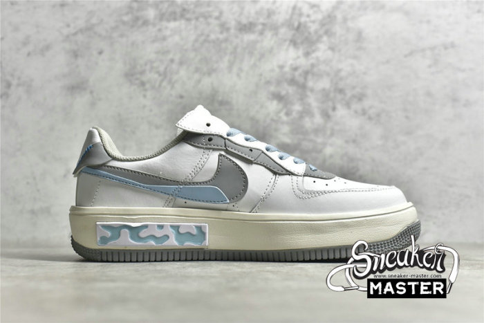 NIKE AIR FORCE 1 FONTANKA WHITE/GREY/BLUE CW6688-601