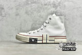 CONVERSE CHUCK TAYLOR 1970S LTD OX CANVAS RUBBER PATCHWORK WHITE/WHITE/WHITE AO2117C