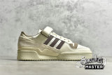 ADIDAS FORUM LOW FLEECE CREAM WHITE/BROWN/CREAM WHITE GY4126