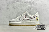NIKE AIR FORCE 1 07 LOW BEIGE/BLACK/RED CH9686-668