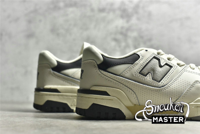 NEW BALANCE 550 RUNNING CREAM/BLACK/CREAM SHOES BB550LWT