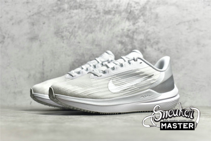 NIKE ZOOM WINFLO 9 WHITE/PURE PLATINUM/PARTICLE GREY/METALLIC SILVER DD8686-100