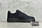 NIKE AIR FORCE 1 LOW STUSSY BLACK/BLACK/BLACK CZ9084-001