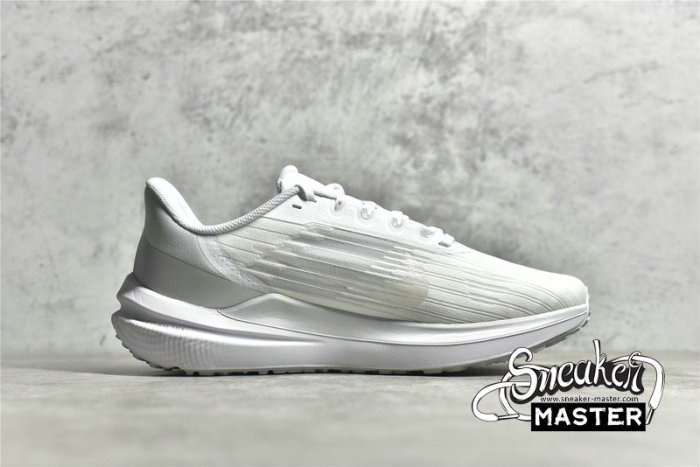 NIKE ZOOM WINFLO 9 WHITE/PURE PLATINUM/PARTICLE GREY/METALLIC SILVER DD8686-100