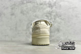 ADIDAS FORUM LOW FLEECE CREAM WHITE/BROWN/CREAM WHITE GY4126