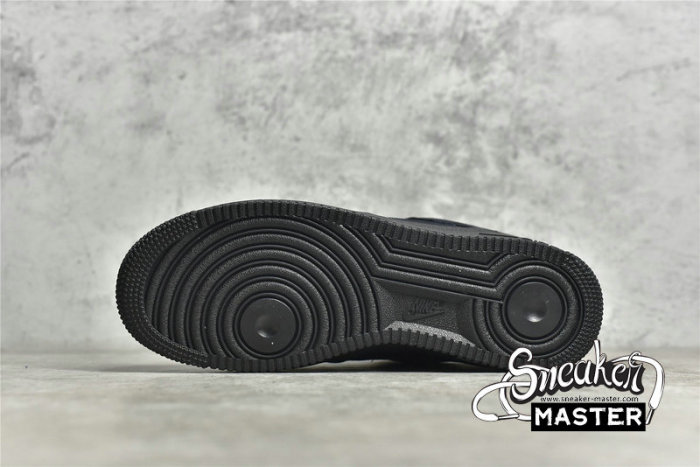 NIKE AIR FORCE 1 LOW STUSSY BLACK/BLACK/BLACK CZ9084-001