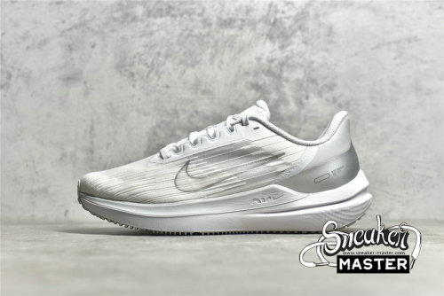 NIKE ZOOM WINFLO 9 WHITE/PURE PLATINUM/PARTICLE GREY/METALLIC SILVER DD8686-100