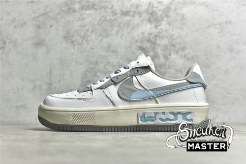 NIKE AIR FORCE 1 FONTANKA WHITE/GREY/BLUE CW6688-601