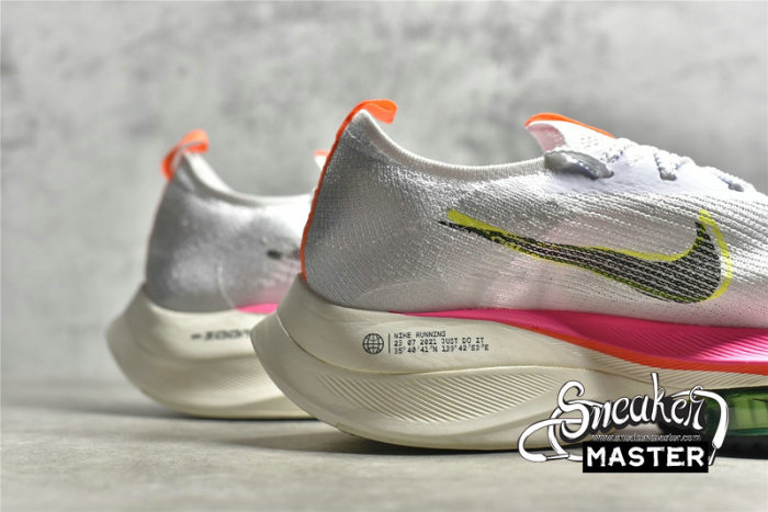 NIKE AIR ZOOM ALPHAFLY NEXT% FLYKNIT RAWDACIOUS WHITE/BLACK/BLACK/BLACK DJ5455-100