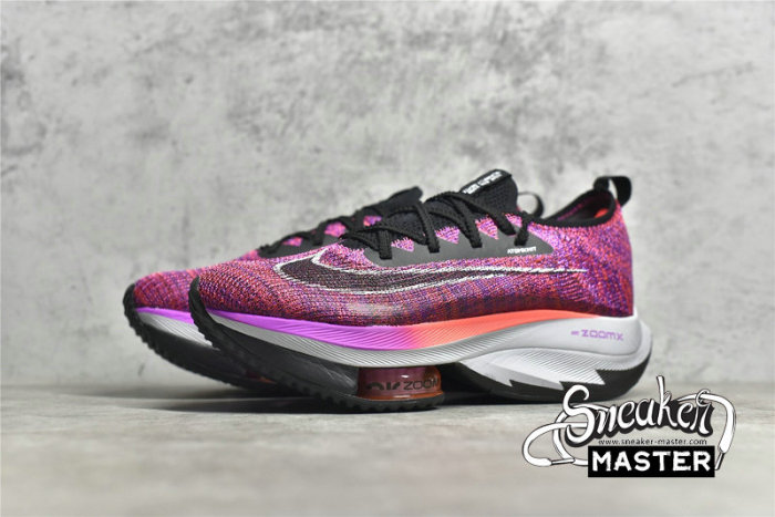 NIKE AIR ZOOM ALPHAFLY NEXT% FLYKNIT HYPER VIOLET/FLASH CRIMSON/BLACK/BLACK CI9925-501
