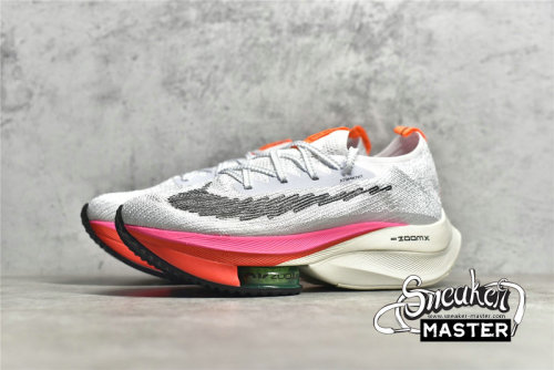 NIKE AIR ZOOM ALPHAFLY NEXT% FLYKNIT RAWDACIOUS WHITE/BLACK/BLACK/BLACK DJ5455-100