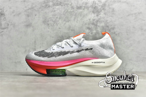 NIKE AIR ZOOM ALPHAFLY NEXT% FLYKNIT RAWDACIOUS WHITE/BLACK/BLACK/BLACK DJ5455-100