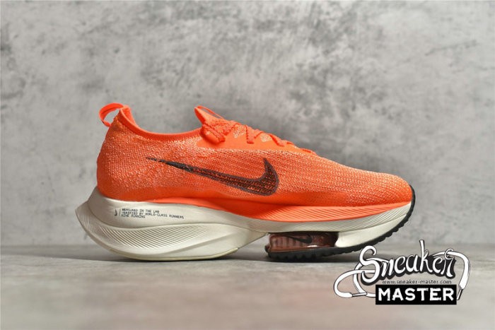 NIKE AIR ZOOM ALPHAFLY NEXT% BRIGHT MANGO/METALLIC RED BRONZE/BLACK/CITRON PULSE CZ1514-800