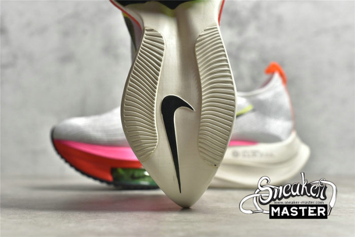 NIKE AIR ZOOM ALPHAFLY NEXT% FLYKNIT RAWDACIOUS WHITE/BLACK/BLACK/BLACK DJ5455-100
