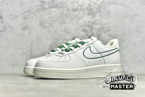 NIKE AIR FORCE 1 LOW WHITE/WHITE/GREEN CL6326-128