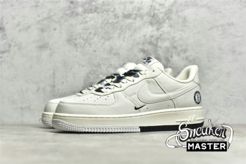NIKE AIR FORCE 1 LOW BEIGE/BEIGE/BLACK NA2022-001