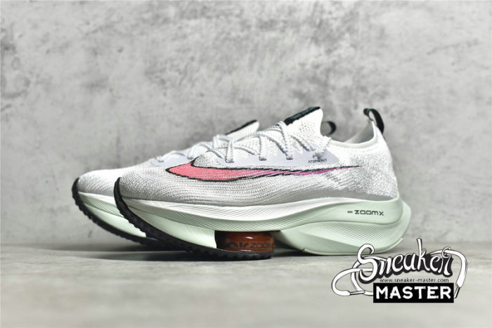 NIKE AIR ZOOM TEMPO NEXT% FLYEASE WHITE/FLASH CRIMSON/SPRUCE AURA CZ2853-102