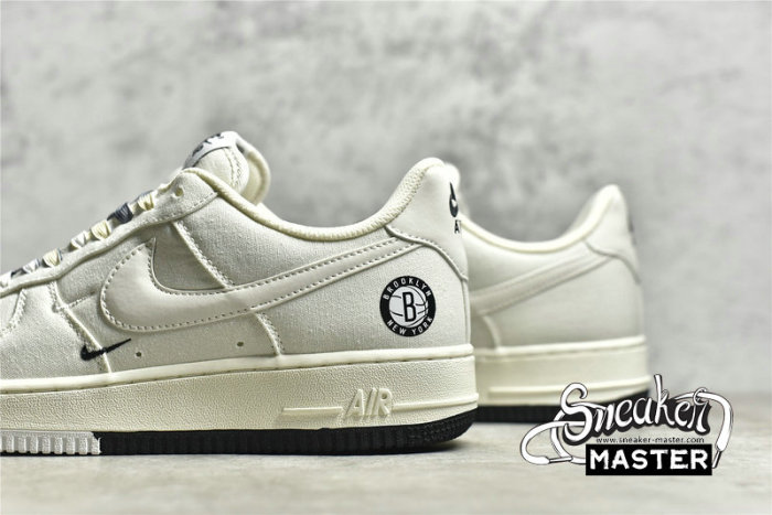 NIKE AIR FORCE 1 LOW BEIGE/BEIGE/BLACK NA2022-001