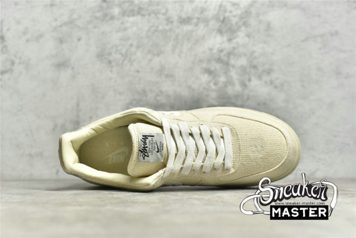 NIKE AIR FORCE 1 LOW X STUSSY FOSSIL FOSSIL STONE/SAIL/OFF WHITE CZ9084-200