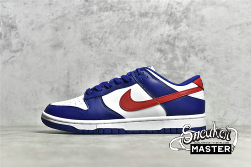 NIKE SB DUNK LOW WHITE/ROYAL/UNIVERSITY RED DD1503-119