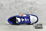 NIKE SB DUNK LOW WHITE/ROYAL/UNIVERSITY RED DD1503-119