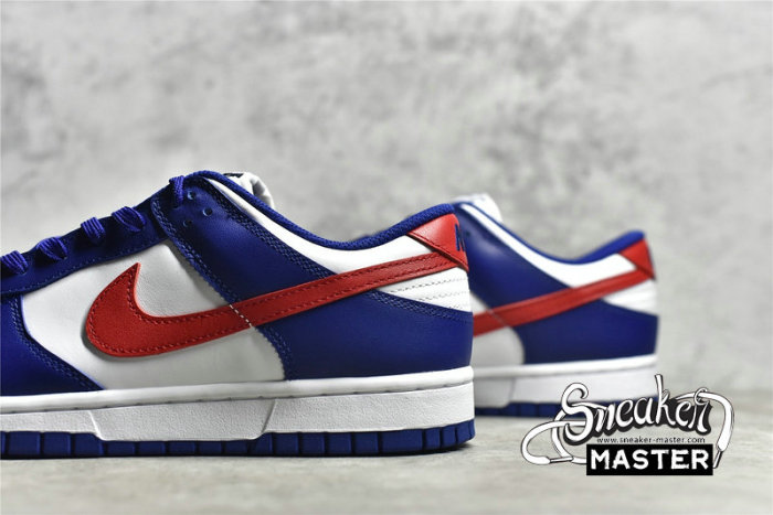 NIKE SB DUNK LOW WHITE/ROYAL/UNIVERSITY RED DD1503-119