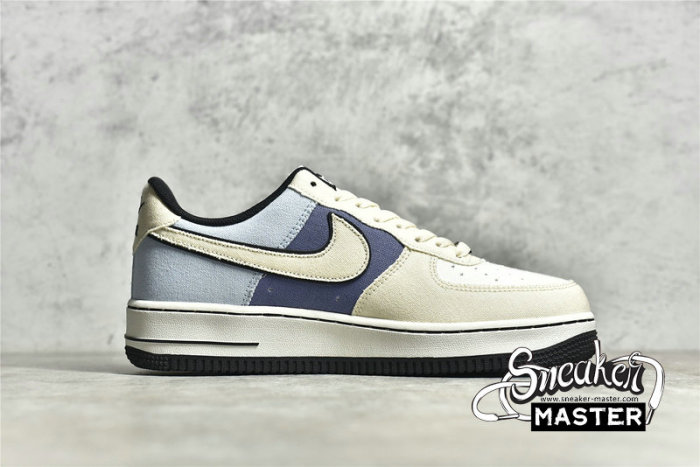 NIKE AIR FORCE 1 LOW 07 BEIGE/WHITE/BLUE 315122-663