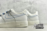 NIKE AIR FORCE 1 LOW 07 OFF-WHITE/OFF-WHITE/BLUE CL6326-118