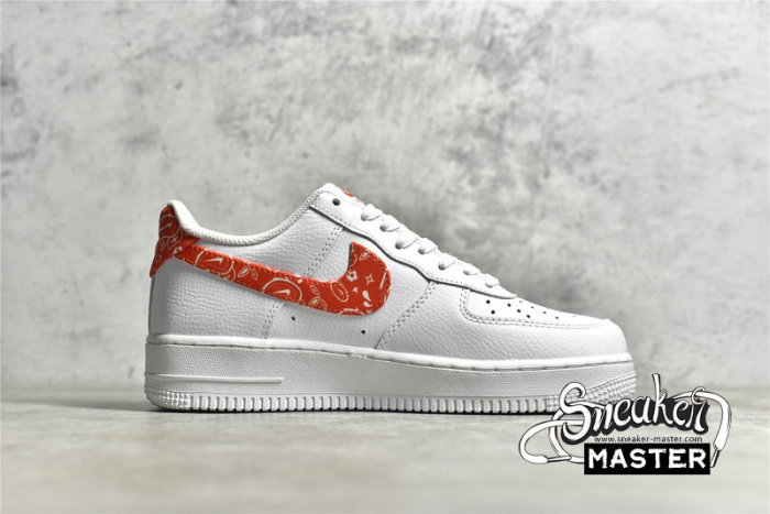 NIKE AIR FORCE 1 LOW 07 ORANGE PAISLEY WHITE/WHITE/RUSH ORANGE DJ9942-102