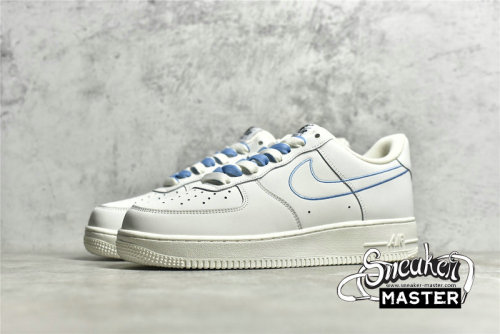 NIKE AIR FORCE 1 LOW 07 OFF-WHITE/OFF-WHITE/BLUE CL6326-118