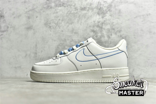 NIKE AIR FORCE 1 LOW 07 OFF-WHITE/OFF-WHITE/BLUE CL6326-118