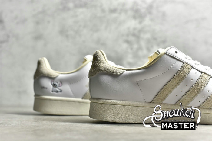 ADIDAS DISNEY X SUPERSTAR STITCH X LILO & STITCH FOOTWEAR WHITE/CHALK WHITE/OFF WHITE HQ6356