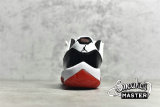 NIKE AIR JORDAN 11 RETRO LOW CONCORD WHITE/UNIVERSITY RED/BLACK/TRUE RED AV2187-160