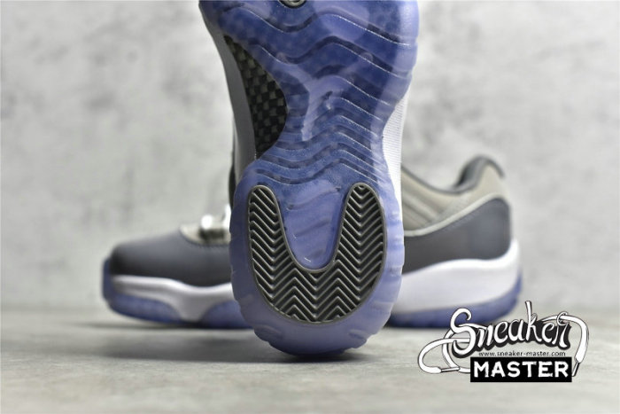 NIKE AIR JORDAN 11 RETRO LOW BG MEDIUM GREY/WHITE-GUNSMOKE 528896-003