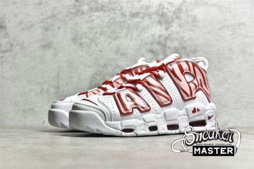 NIKE AIR MORE UPTEMPO GS WHITE/PINK/RED DD9282-100