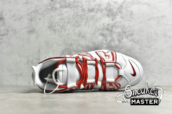 NIKE AIR MORE UPTEMPO GS WHITE/PINK/RED DD9282-100