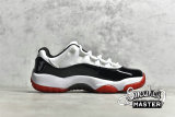 NIKE AIR JORDAN 11 RETRO LOW CONCORD WHITE/UNIVERSITY RED/BLACK/TRUE RED AV2187-160