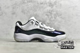 NIKE AIR JORDAN 11 RETRO LOW EMERALD WHITE/EMERALD RISE-BLACK 528895-145