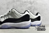 NIKE AIR JORDAN 11 RETRO LOW CONCORD WHITE/BLACK/WHITE 528895-153