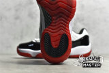 NIKE AIR JORDAN 11 RETRO LOW CONCORD WHITE/UNIVERSITY RED/BLACK/TRUE RED AV2187-160