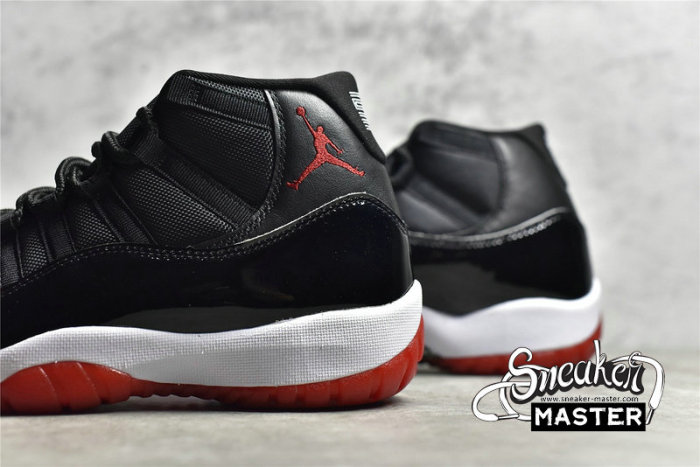 NIKE AIR JORDAN 11 RETRO BRED 2019 BLACK/WHITE/VARSITY RED 378037-061