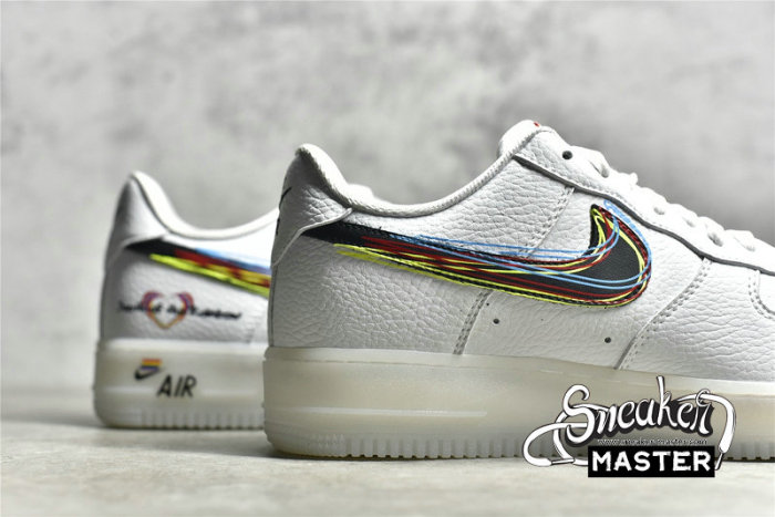 NIKE AIR FORCE 1 LOW BETRUE WHITE/WHITE/MULTI-COLOR CV0258-001