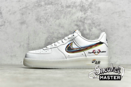 NIKE AIR FORCE 1 LOW BETRUE WHITE/WHITE/MULTI-COLOR CV0258-001