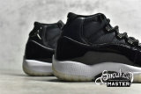 NIKE AIR JORDAN 11 RETRO JUBILEE/25TH ANNIVERSARY BLACK/CLEAR/WHITE/METALLIC SILVER CT8012-011