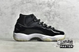 NIKE AIR JORDAN 11 RETRO JUBILEE/25TH ANNIVERSARY BLACK/CLEAR/WHITE/METALLIC SILVER CT8012-011