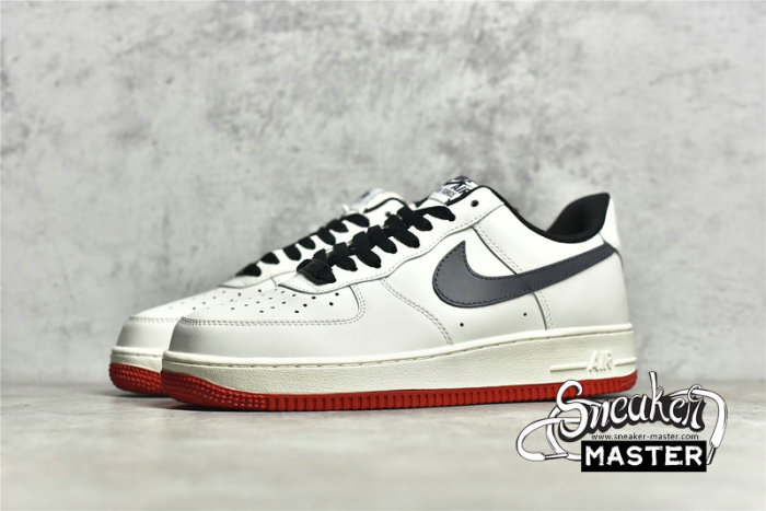 NIKE AIR FORCE 1 LOW WHITE/NAVY/BLACK-RED DD7798-806