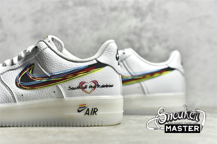 NIKE AIR FORCE 1 LOW BETRUE WHITE/WHITE/MULTI-COLOR CV0258-001